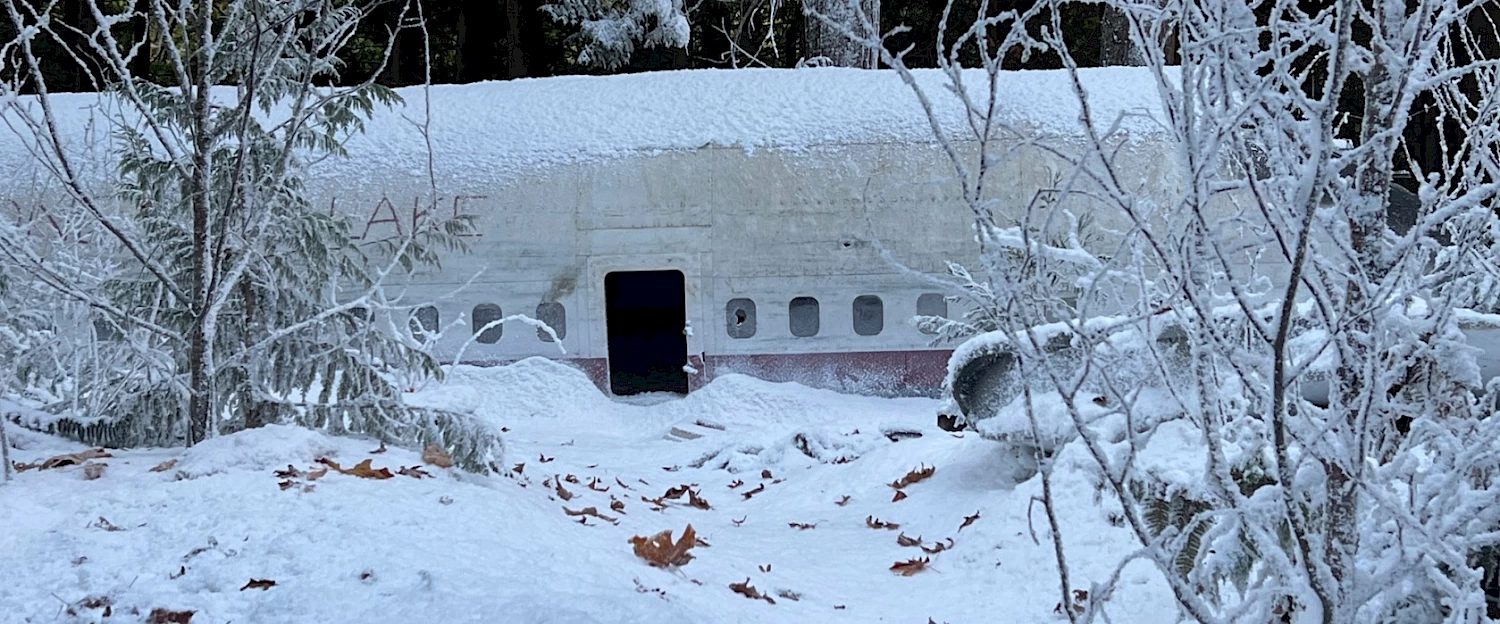 Airplane Crash In Snow